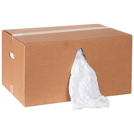 Bsc Preferred Box of Rags - Premium White T-Shirt, 220PK BUY00087779